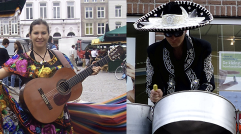 Mexicaanse Plaza Feest