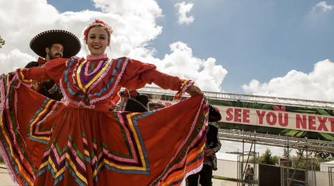 Sensationele ballet, folklorico uitvoering