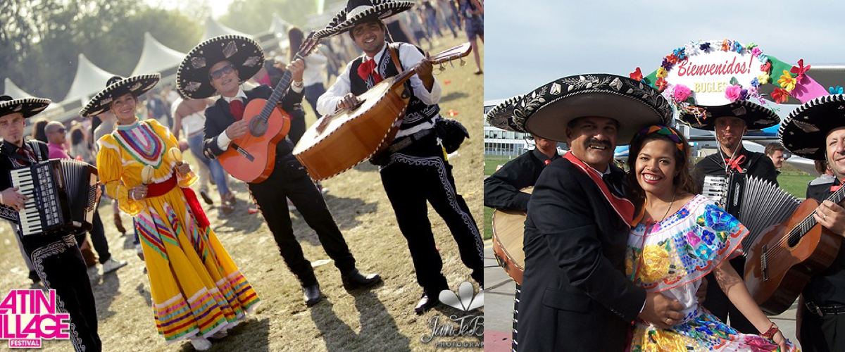 Huwelijk van een vrienden met Mexicaanse muziek